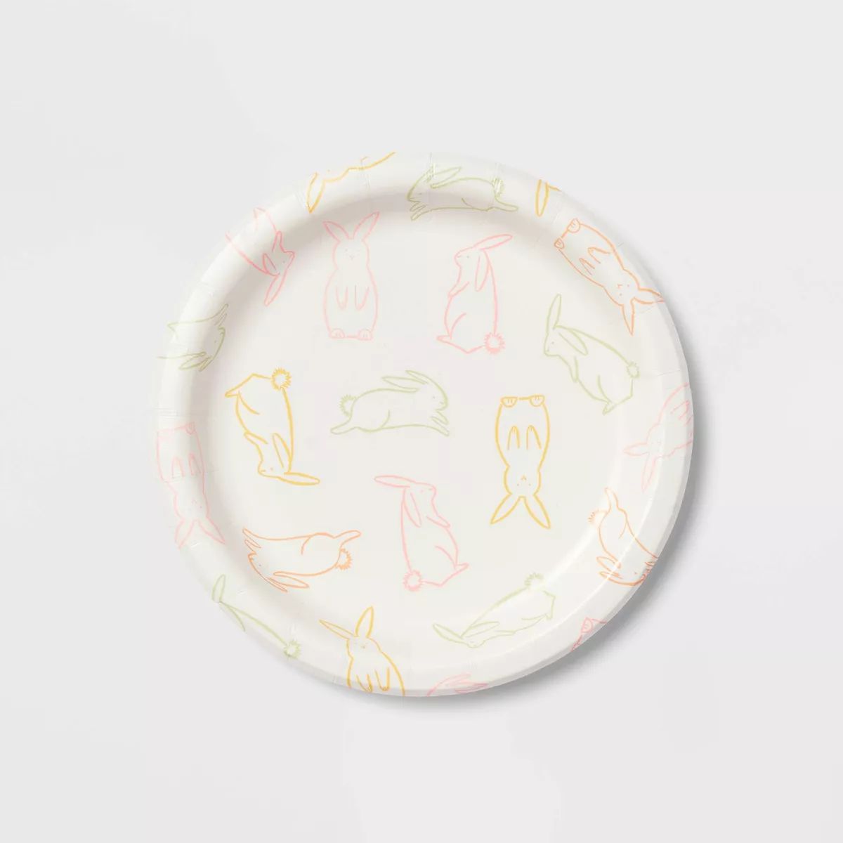 6.75" 10ct Easter Bunny Snack Plates - Spritz™ | Target