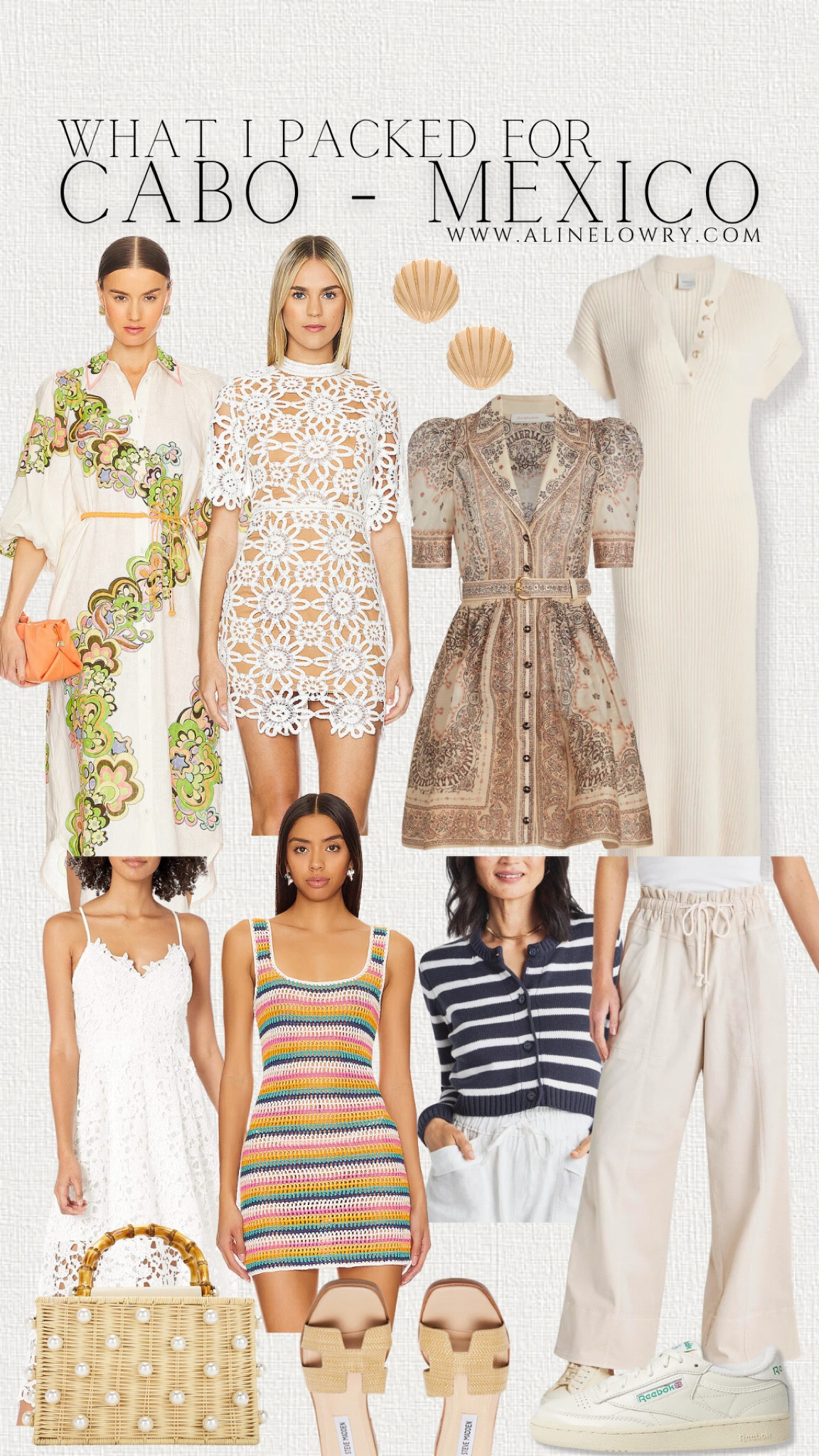 What I packed for Los Cabos Mexico. 🇲🇽 
Summer vacation outfits.
Summer Dresses 
Cover-up pants 
Cover-up dress 
Swimsuits 
Bikinis 
Shorts 
Tops
Matching set 
Sneakers 
Sandals 


#LTKSeasonal #LTKstyletip #LTKU