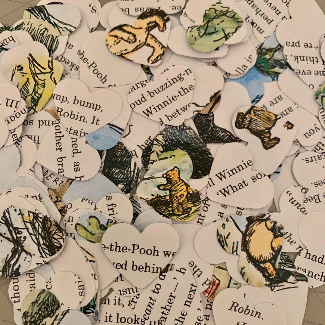 Winnie the Pooh Confetti ~ Table Confetti ~ Party Decorations ~ Baby Shower Decorations ~ Vintage... | Etsy (US)