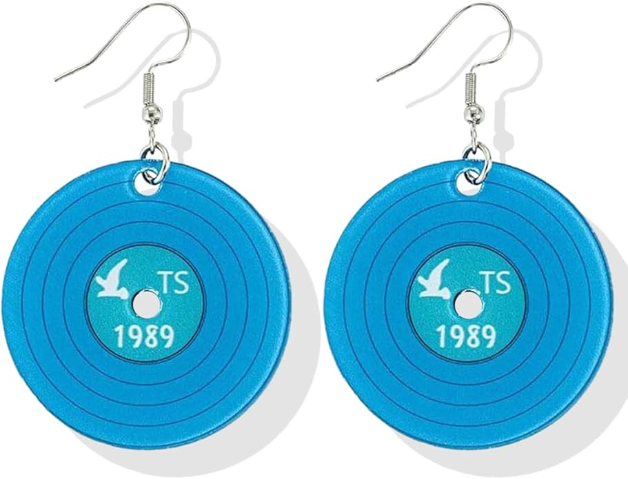 1989 Earrings Blue Dangle Earrings for Women Acrylic Eras Earrings Album Inspired Earrings Jewelr... | Amazon (US)