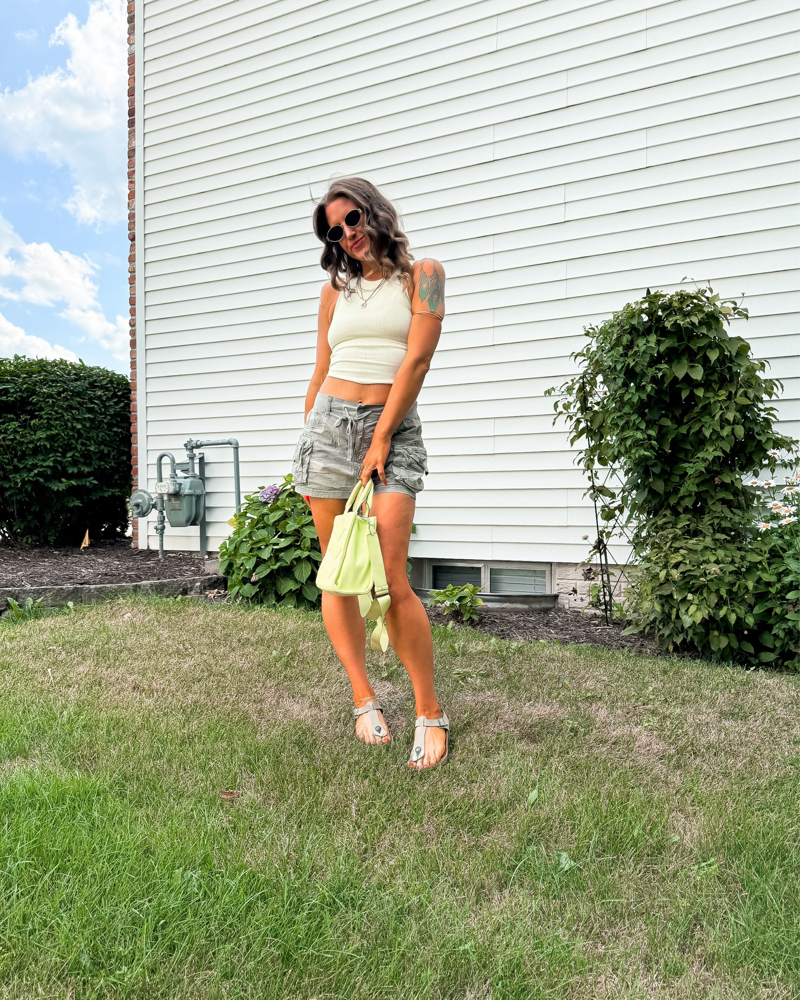 Monochromatic vibe 💚
Summer style | greens | outfit style | looks | skorts | aerie | Target | American eagle | Birkenstock | accessories 

#LTKSeasonal #LTKFindsUnder50 #LTKStyleTip