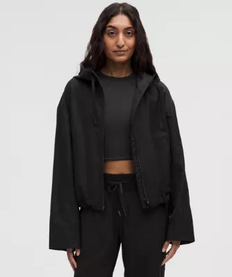 Water-Resistant Cropped Hooded Jacket | lululemon (AU)