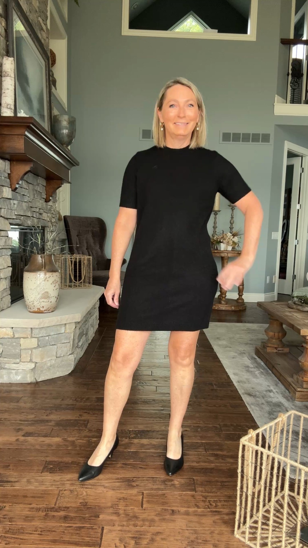 Here is a fabulous dress for a dressier dinner or party. It is made of Mongolian Cashmere and is so soft. Pair it with heels and a belt for an instant classy looking outfit. You can shop this look through the link in m Instagram bio or on the post page of m YouTube page

#LTKOver40 #LTKFindsUnder100