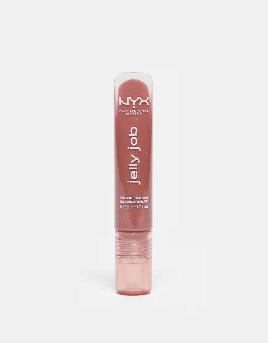 NYX Professional Makeup Jelly Job, Shine Lip Gloss- Honey It's Jelly-Neutral | ASOS (Global)