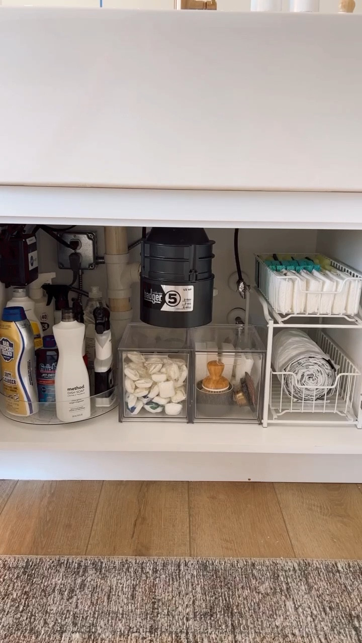 Under the Kitchen Sink Organization

Amazon finds, get organized, cabinet organization, organizing finds, organizing must haves

#LTKhome #LTKunder50 #LTKsalealert