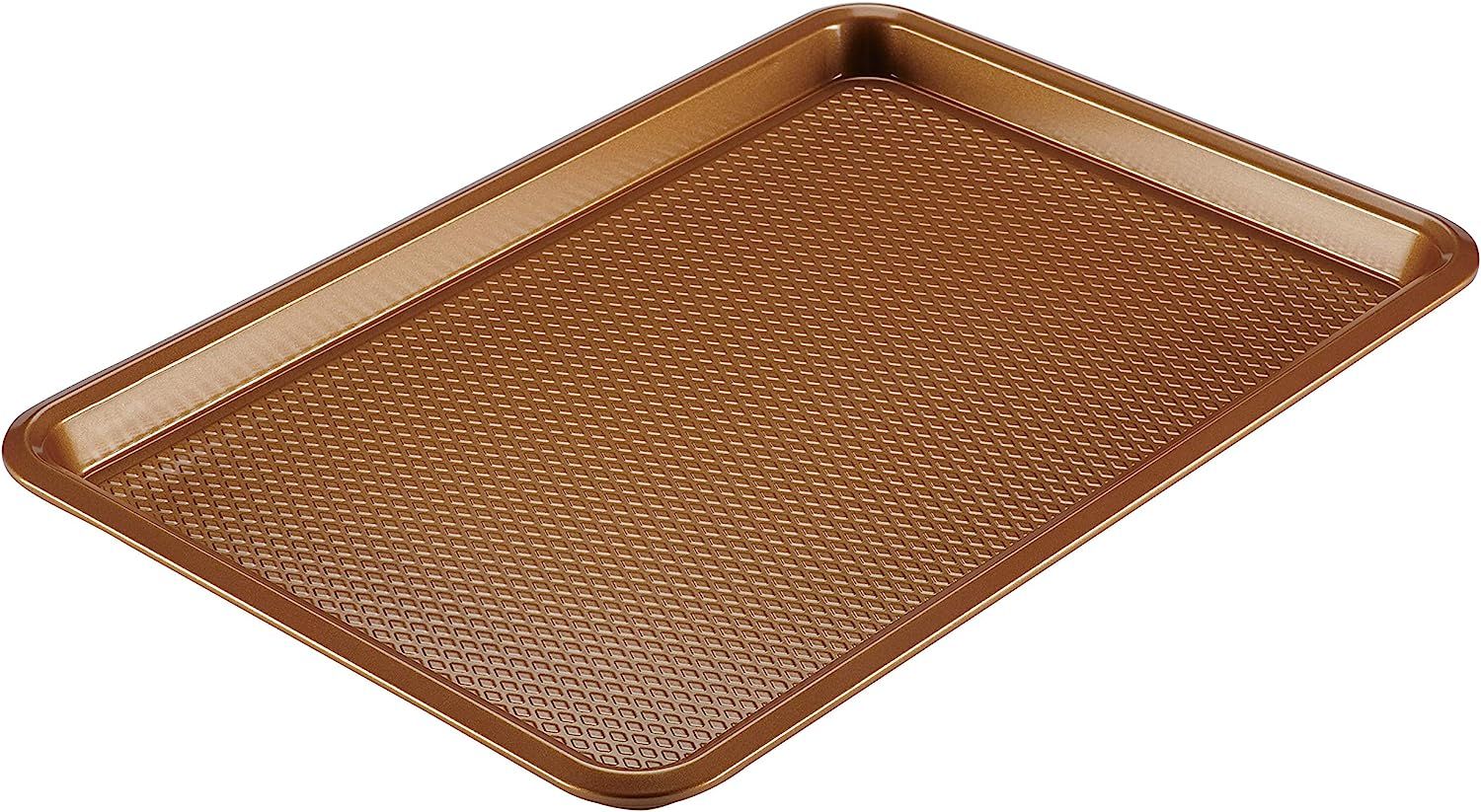 Ayesha Curry Nonstick Bakeware, Nonstick Cookie Sheet / Baking Sheet - 11 Inch x 17 Inch, Copper ... | Amazon (US)