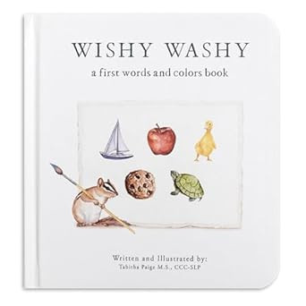 Wishy Washy: A Board Book of First Words and Colors for Growing Minds | Amazon (US)