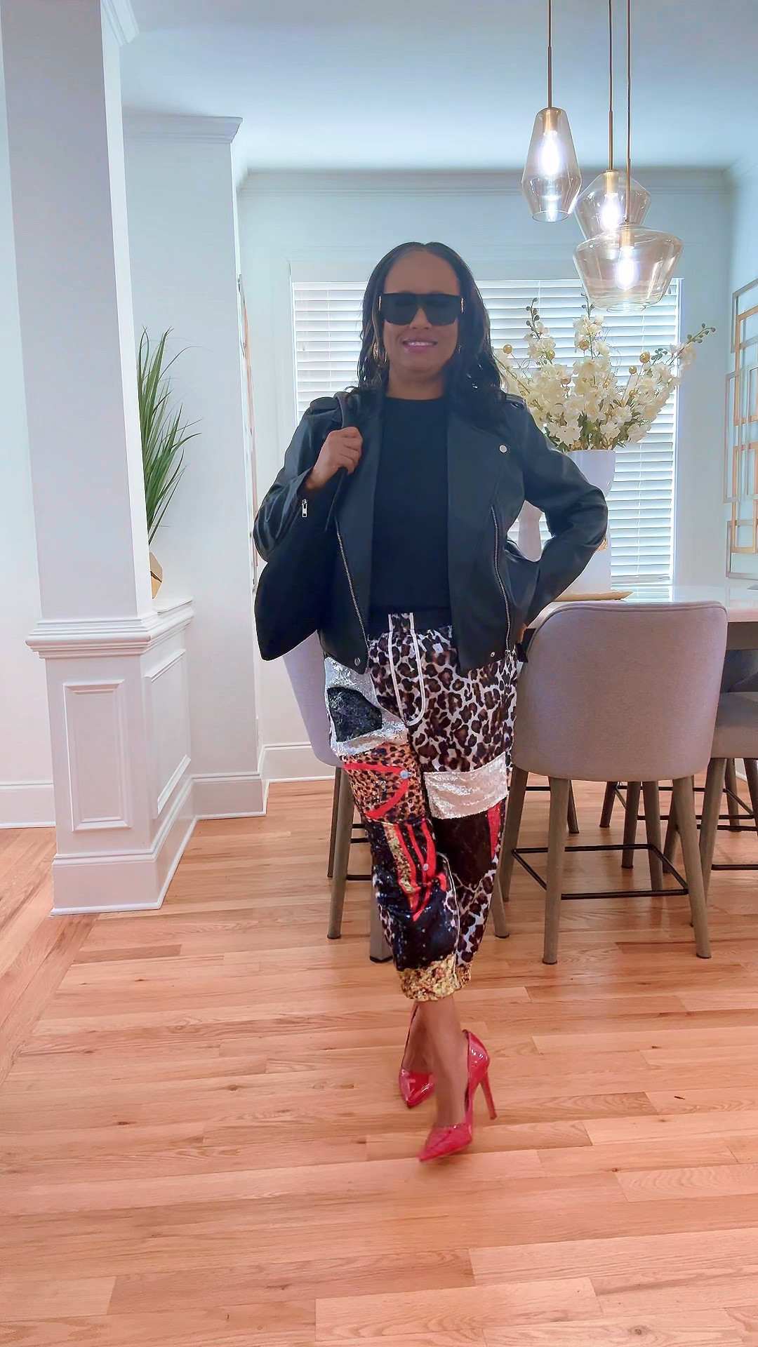 Edgy Elevated Casual look for the win.🏆 The pants are from XPluswear and I wouldn’t recommend, but you get the inspo idea and I’ve also linked similar options I would wear with this look. 😘😘

#LTKSaleAlert #LTKFindsUnder50 #LTKOver40