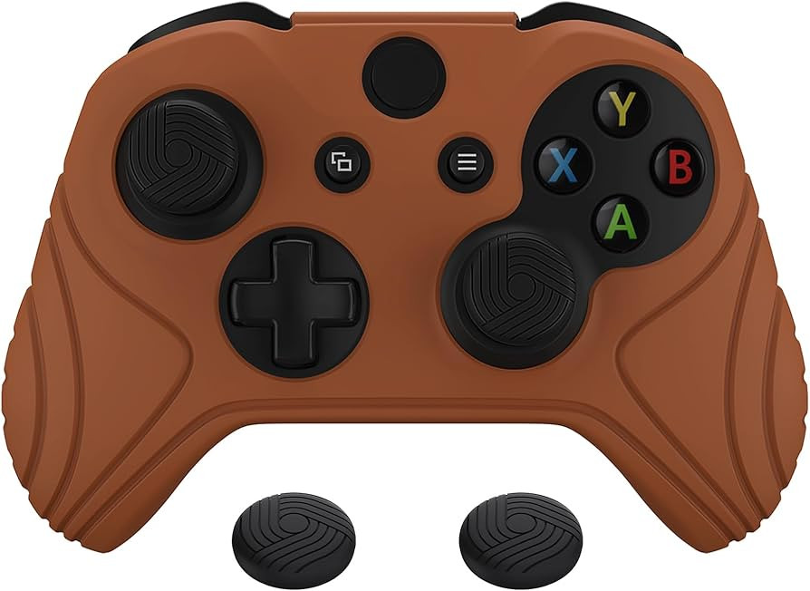 PlayVital Samurai Edition Signal Brown Anti-Slip Controller Grip Silicone Skin for Xbox One X/S C... | Amazon (US)