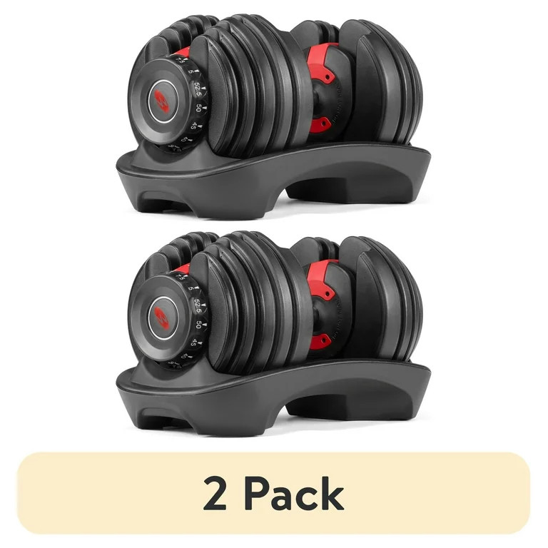 (2 pack) Bowflex SelectTech 552 Dumbbell, Adjustable, Single, Free 2-Month JRNY Membership | Walmart (US)