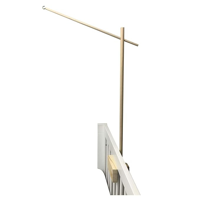 Wooden Baby Crib Arm by Joey Co, Birds Beak Design, 100% Pine, Minimalist Design, Sleek Scandinav... | Amazon (US)