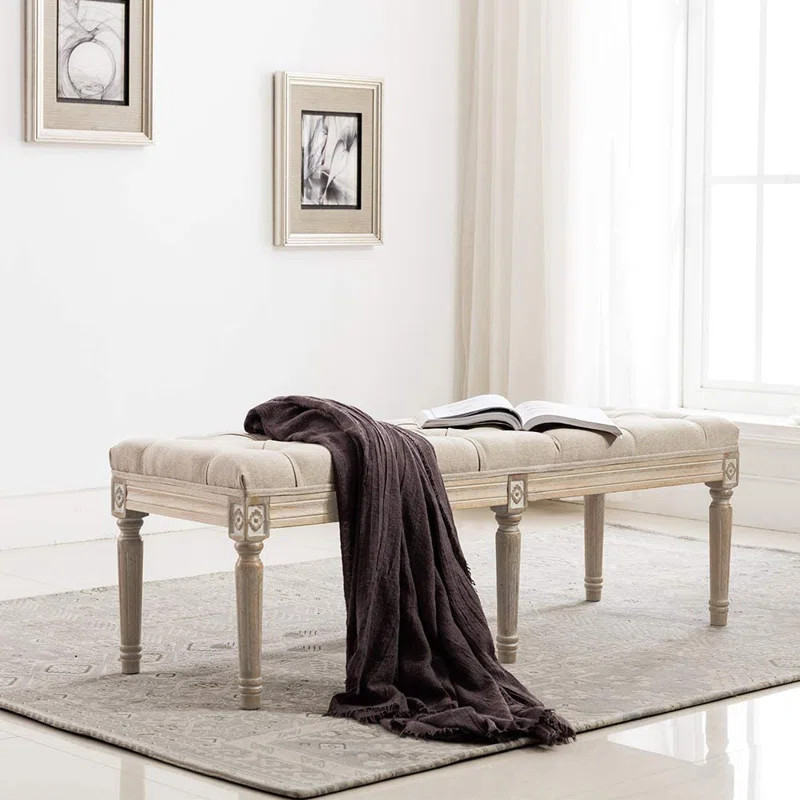 Alek Solid Wood Bench | Wayfair North America