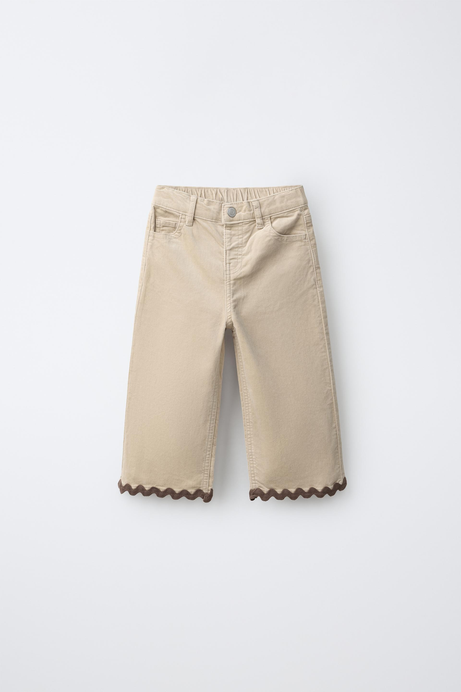 ONDULINA VELVET CULOTTE PANTS | Zara US