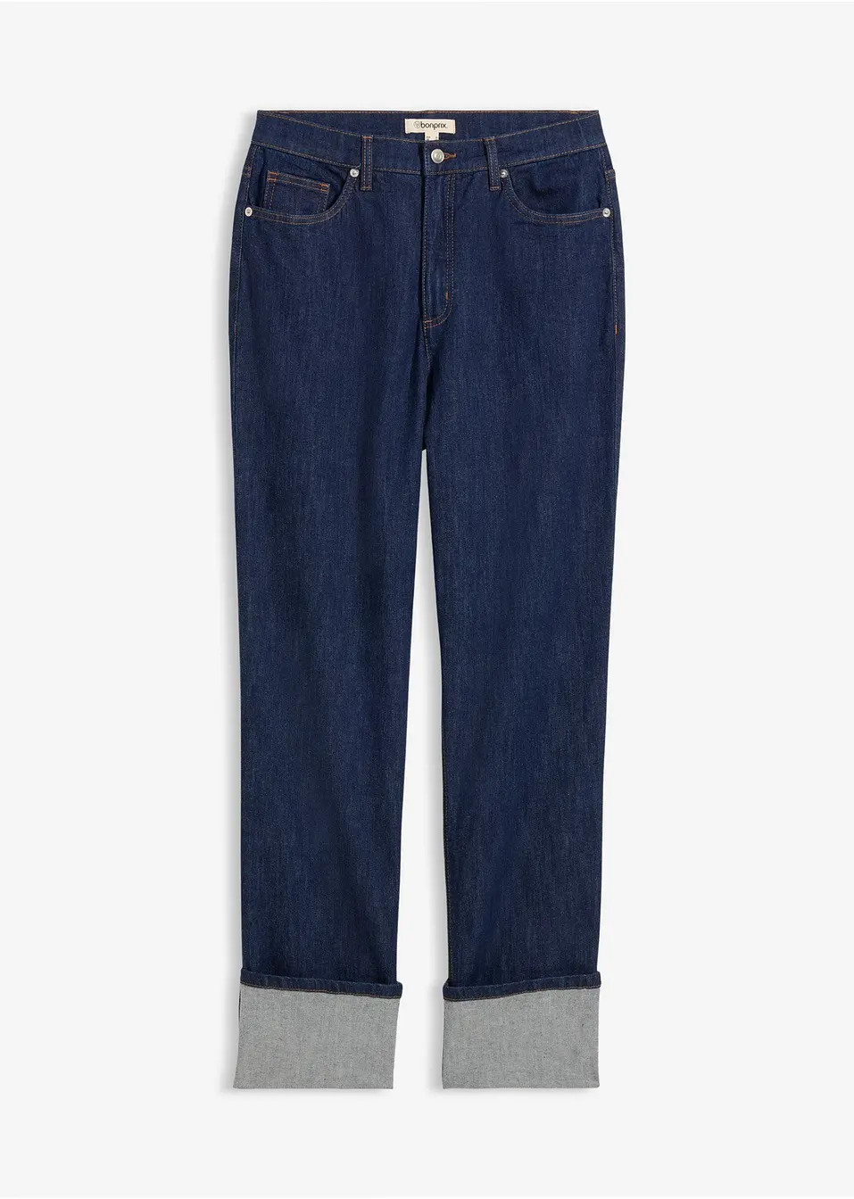 Jeans straight loose fit, vita alta | Bonprix (IT)