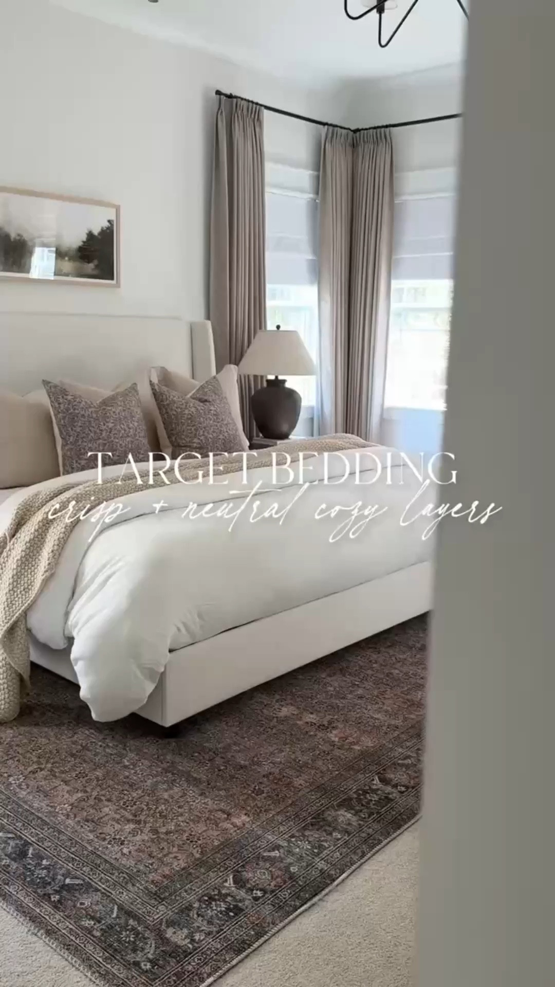 Neutral layered bedding from Target 🤍 I love a cozy crisp bedding combination and these have been follower favorites for well over a year! 

#LTKHome #LTKmorningroutine