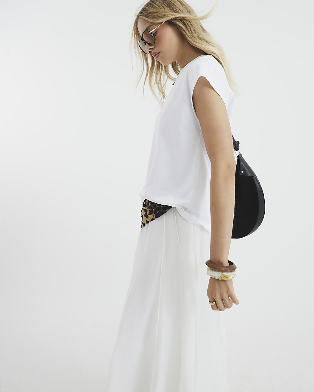 White Grown On Short Sleeve T-shirt | River Island UK & IE