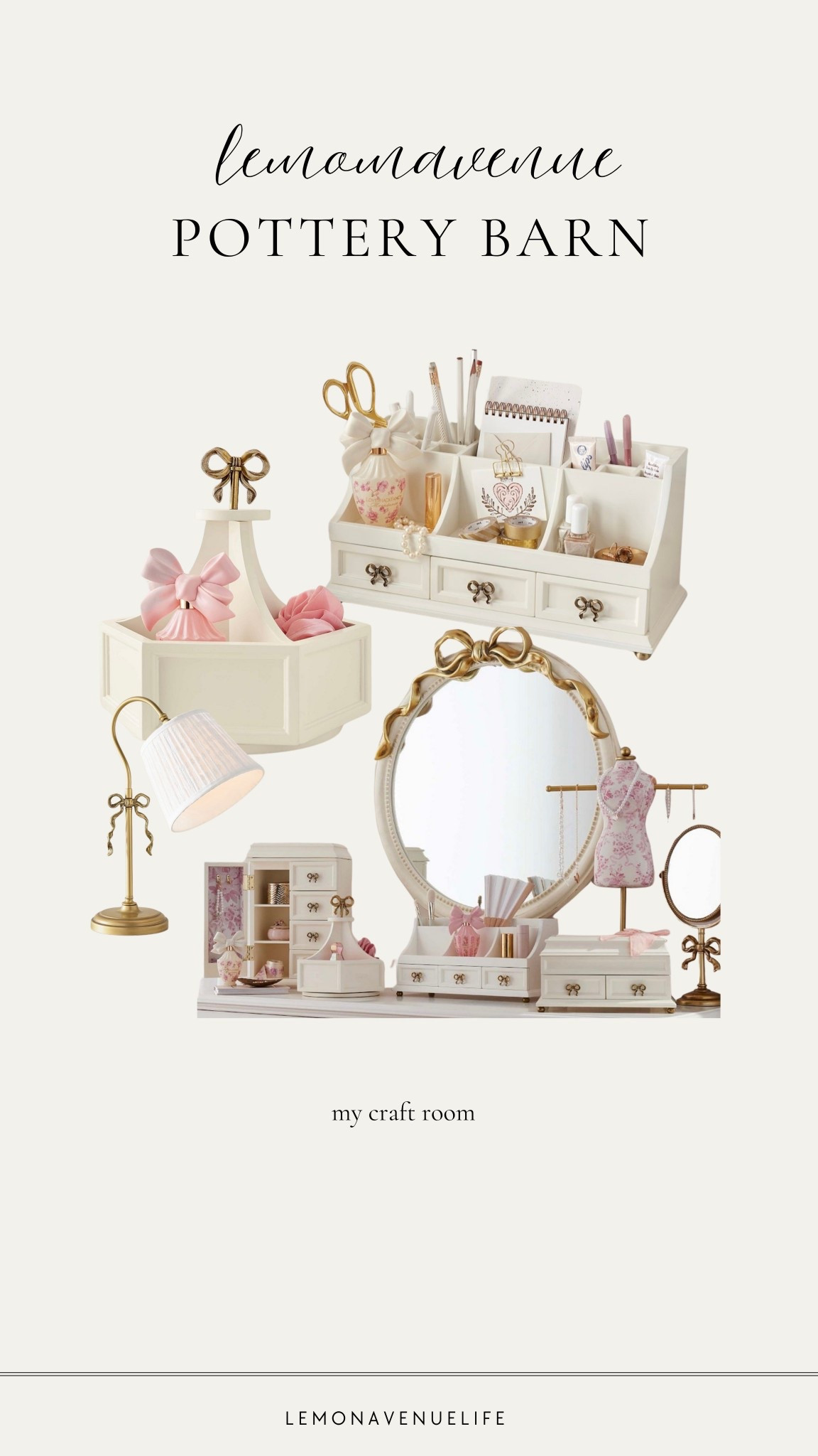 Coquette craft room | shabby chic 

#LTKSaleAlert #LTKHome #LTKStyleTip