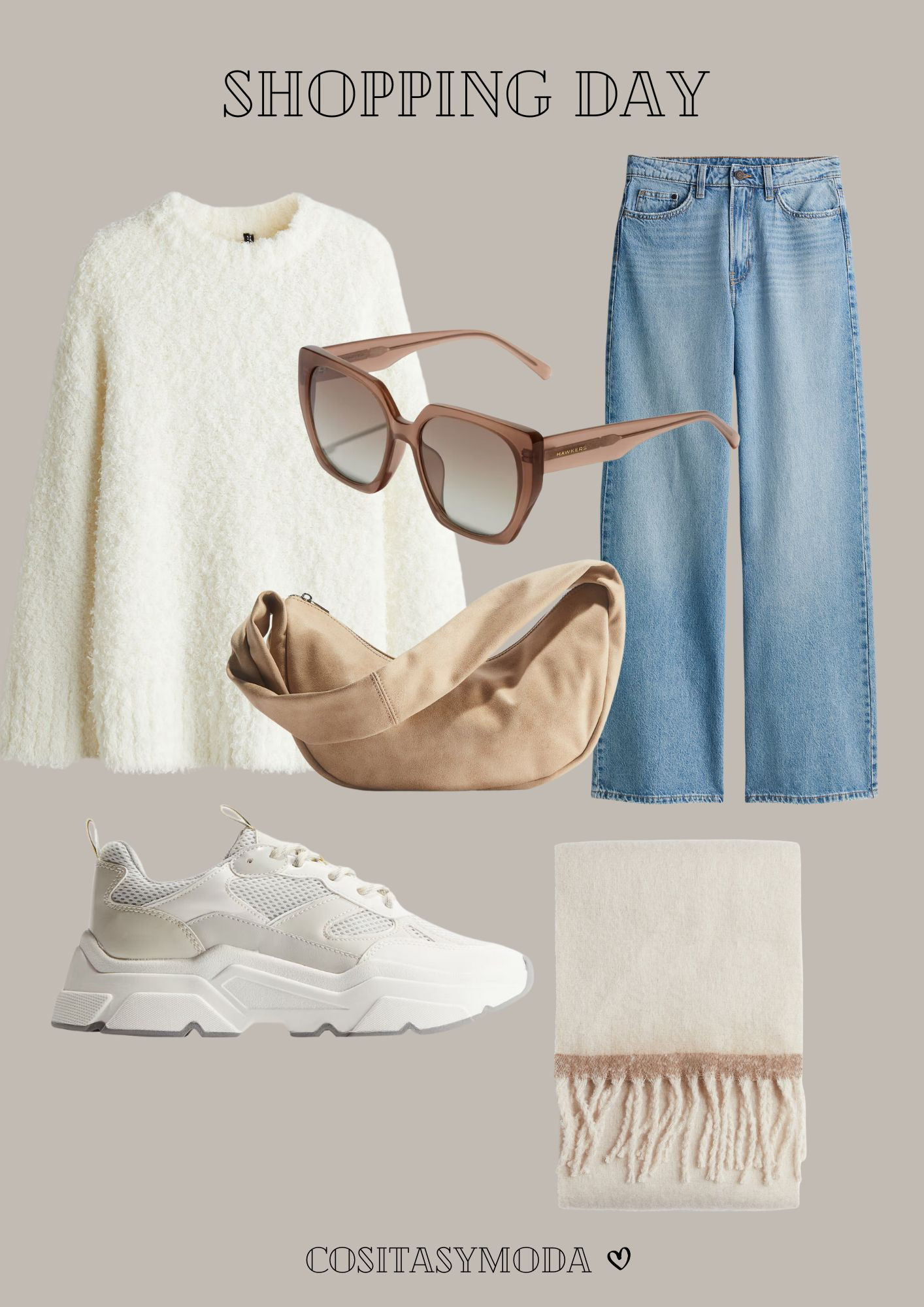 Shopping Day | Si vas a ir de compras, tienes que ir cómoda, así que te dejamos nuestro look favorito de H&M y About You
#shopping #blackfriday 

 #LTKespana #LTKeurope #LTKstyletip