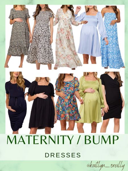 Maternity dresses and jump friendly dresses. Great for your baby shower , a vacation outfit or a spring outfit! #LTKbump #LTKSeasonal #LTKunder100