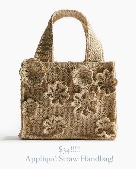 $34 appliquéd handbag! Ran for this cutie! 