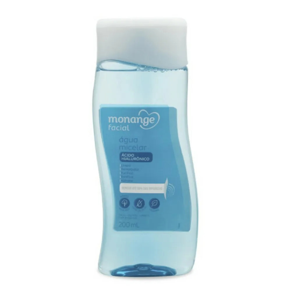 Água Micelar Facial Monange Ácido Hialurônico 200ml - Drogaria Venancio | Farmácia Online com... | Drogaria Venancio BR