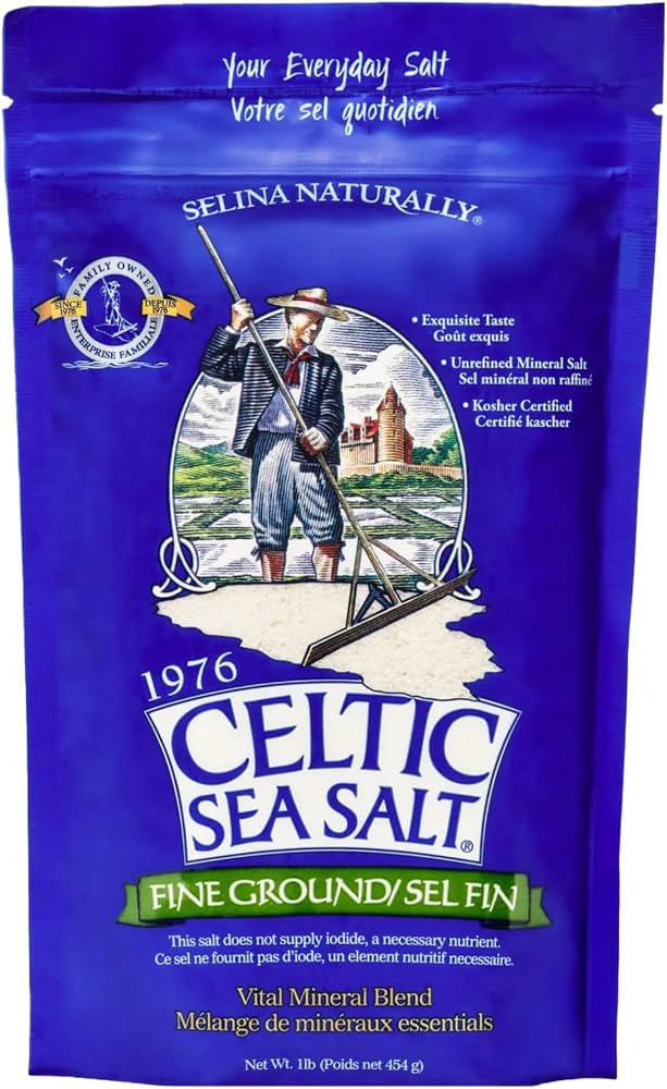 Celtic Sea Salt, Sea Salt Celtic Light Grey, 16 Ounce | Amazon (US)
