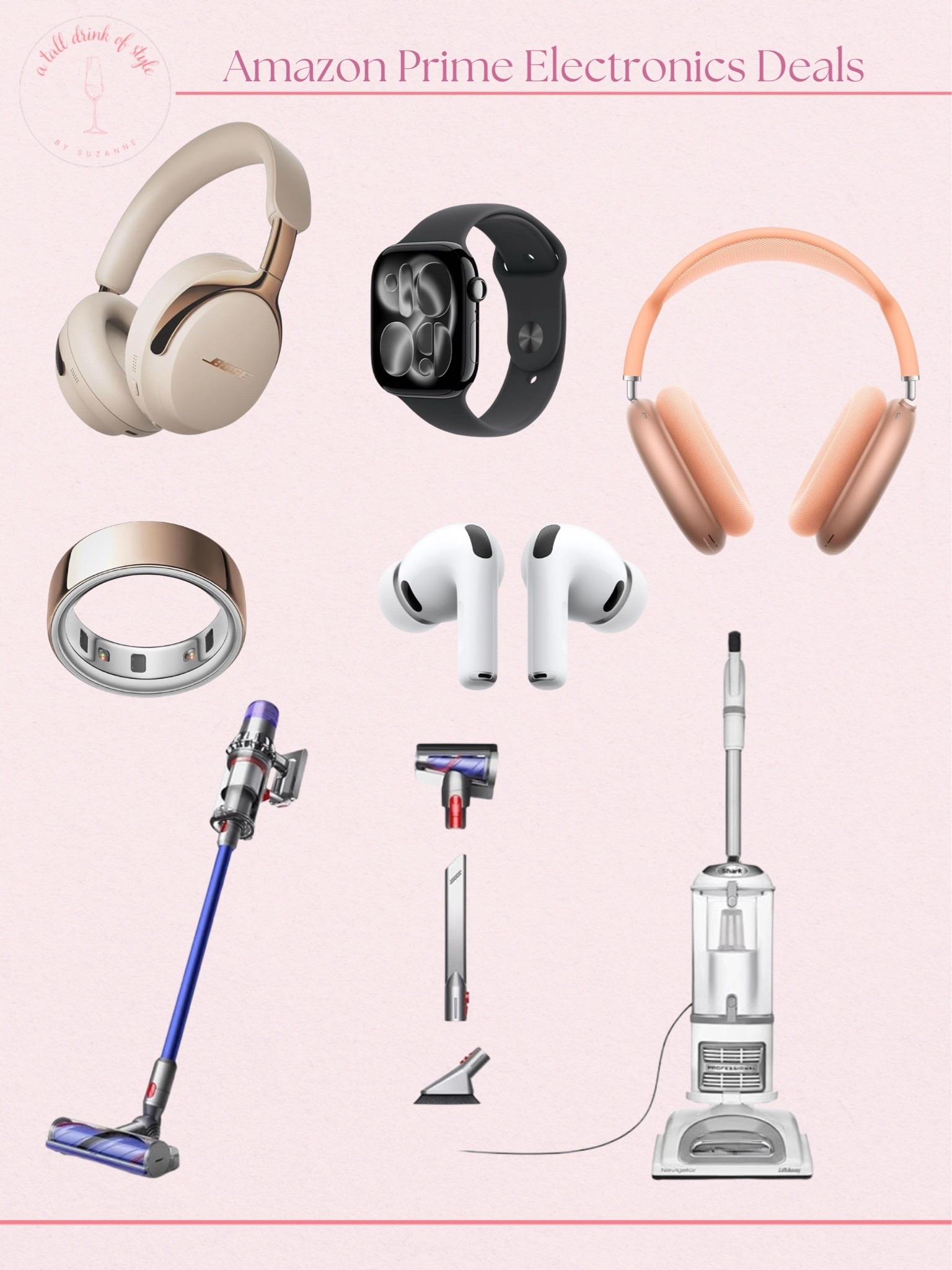 Electronic finds on Amazon Prime! 

Headphones, earbuds, AirPod, stick vacuum, cordless vacuum, oura ring, Apple Watch,

#LTKSaleAlert #LTKfitnessgoals #LTKHome