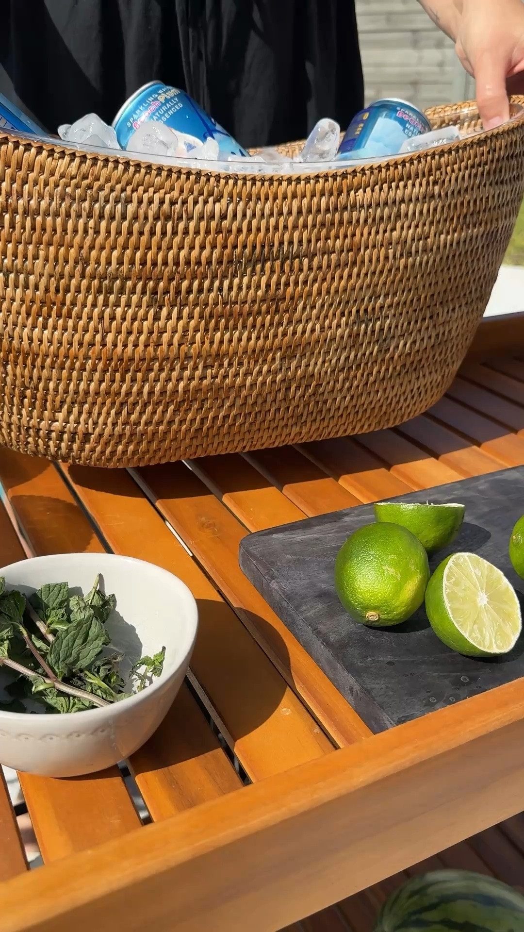 The prettiest rattan ice basket for your drinks to stay chill outside!

#LTKHome #LTKSaleAlert #LTKSeasonal