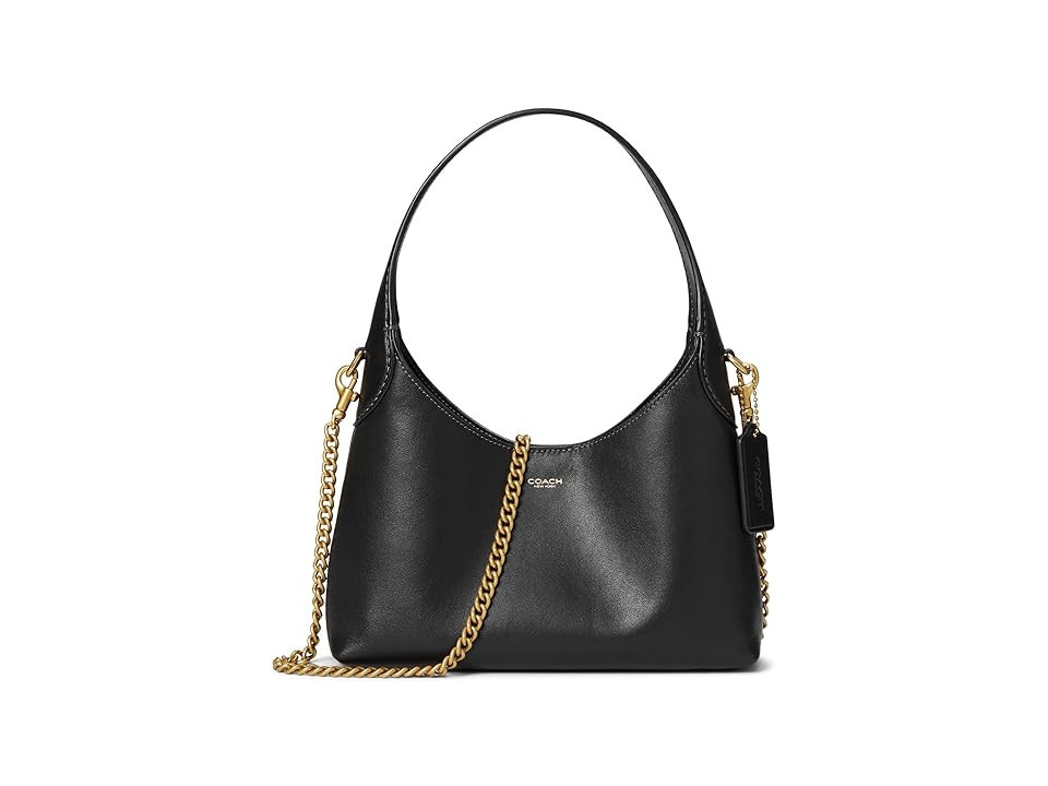COACH Brooklyn Shoulder Bag 23 Shoulder Women's Handbags Black, Leather | Zappos
