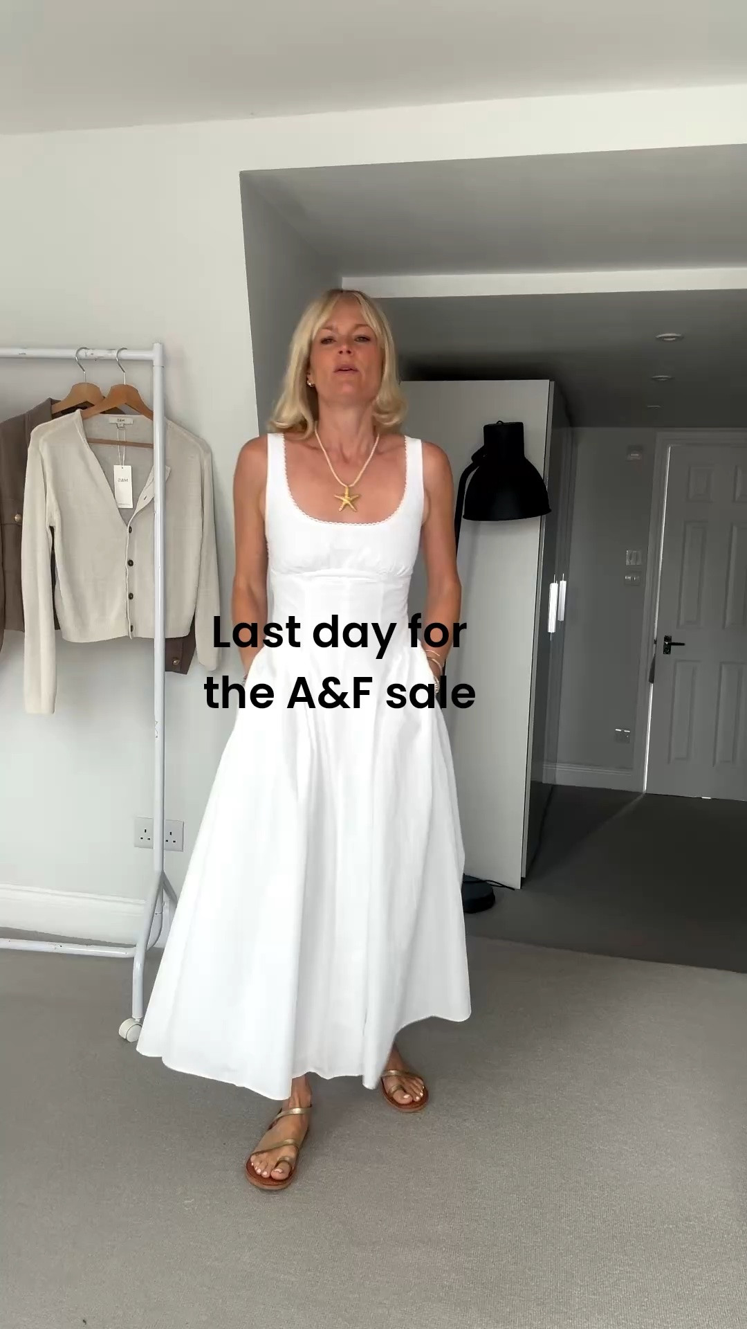 Today 8th June is the last day for the A&F sale with 15-30% off plus an additional 30% with the code AFXLTK 

I’ve linked here the pieces I buy from them including this dress which flew out bit is not restocked - but hurry as it’s a best seller! 

I buy their Sloan trousers on repeat for clients in linen and the regular fabric 
Shorts 
Denim 

All because of the inclusivity of sizing, multiple lengths offered and waists measured in inches plus curve options on all the bottoms. 

Summer outfits 
Summer dresses

#LTKsummer #LTKjeans #LTKdresses