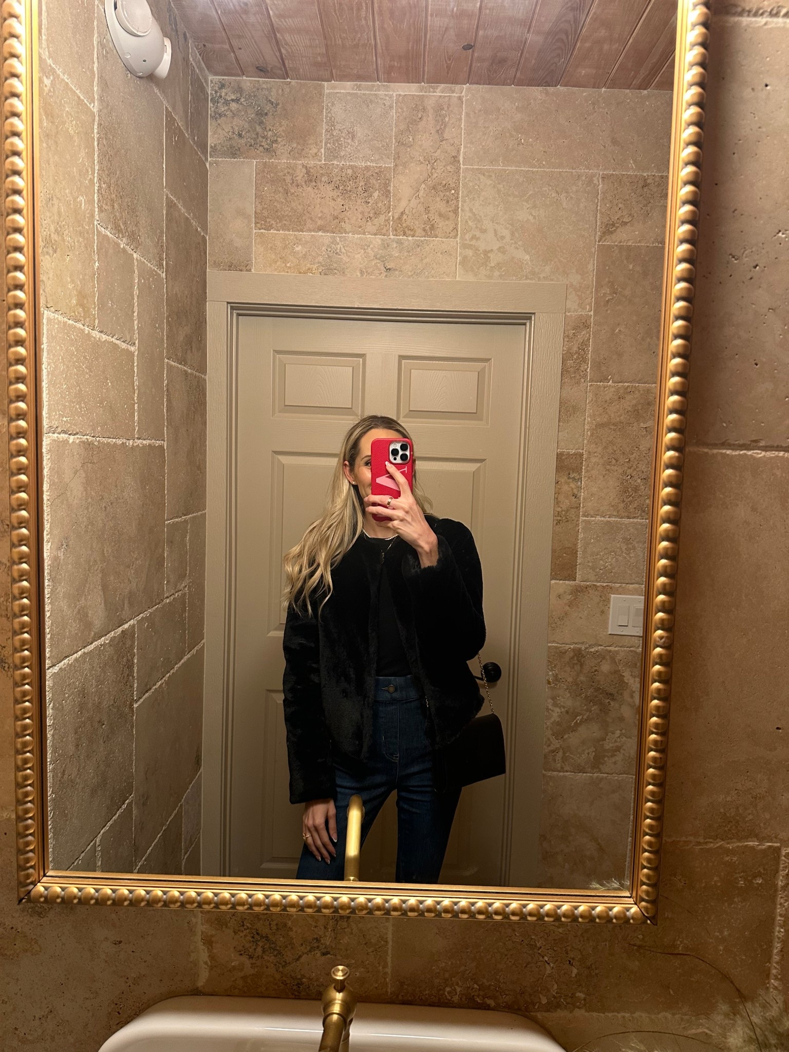 My go-to winter outfit this season: a cropped fur coat, Spanx bootcut denim, and a sleek YSL clutch — all from Bloomingdale’s. Perfect for travel outfits, holiday outfit moments, dinners, or winter errands. Linking this full look and other trending fall outfits, neutral outfits, and polished winter basics from LTK.

#LTKHoliday #LTKgrwm #LTKootd