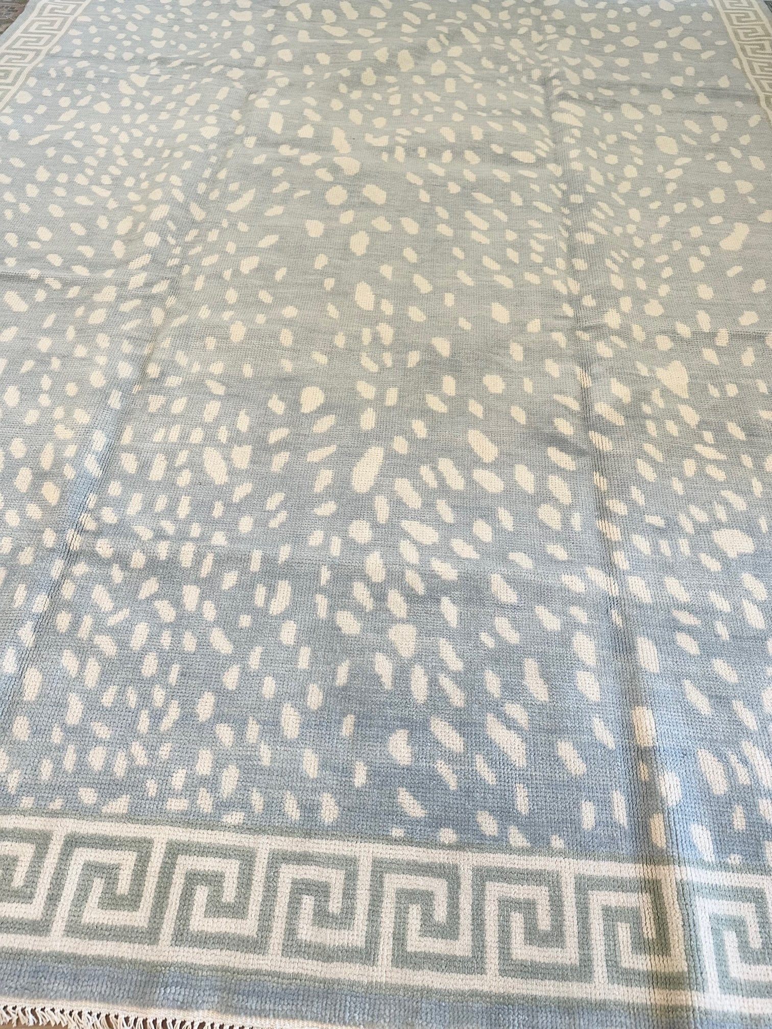 Alexandria Blue Modern Oushak | DFW Textile Sourcing
