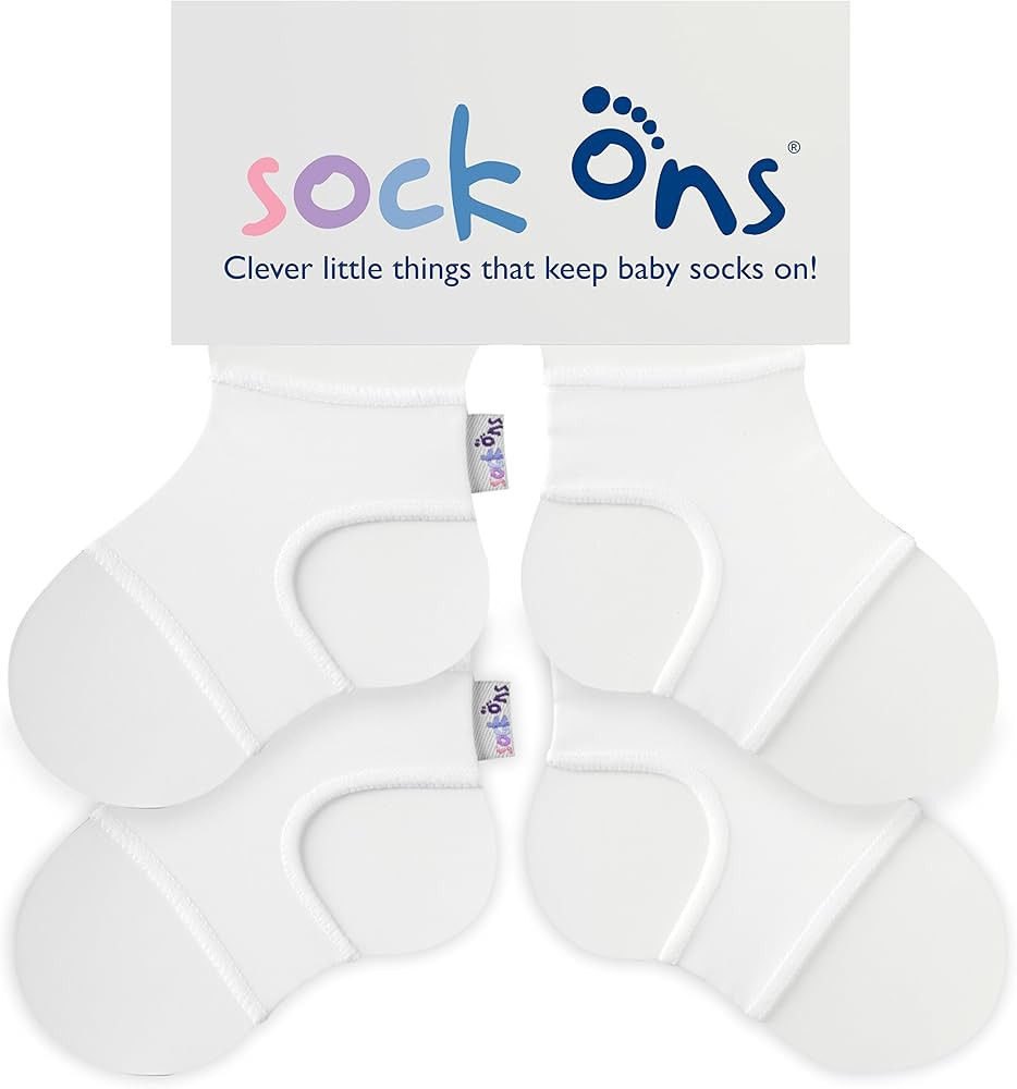 Sock Ons - Baby Sock Holders - 2 Pack - Amazing Value Pack - Keep Baby | Amazon (UK)