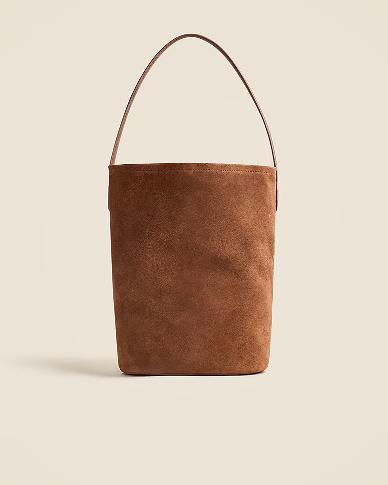 Berkeley bucket bag in leather and suede | J. Crew US