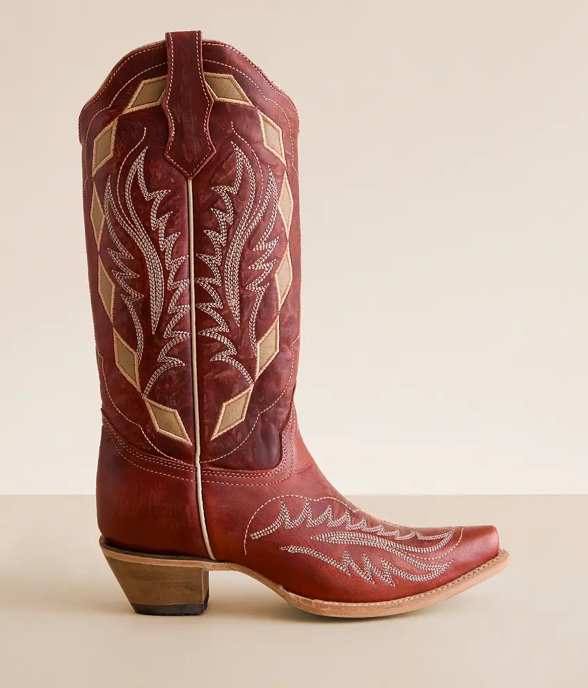 Western Leather Boot | Buckle