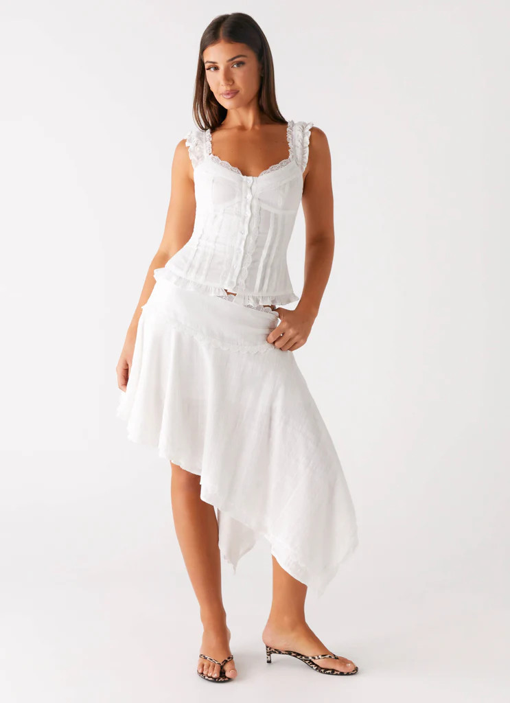 Clearwater Mist Top - White | Peppermayo (Global)