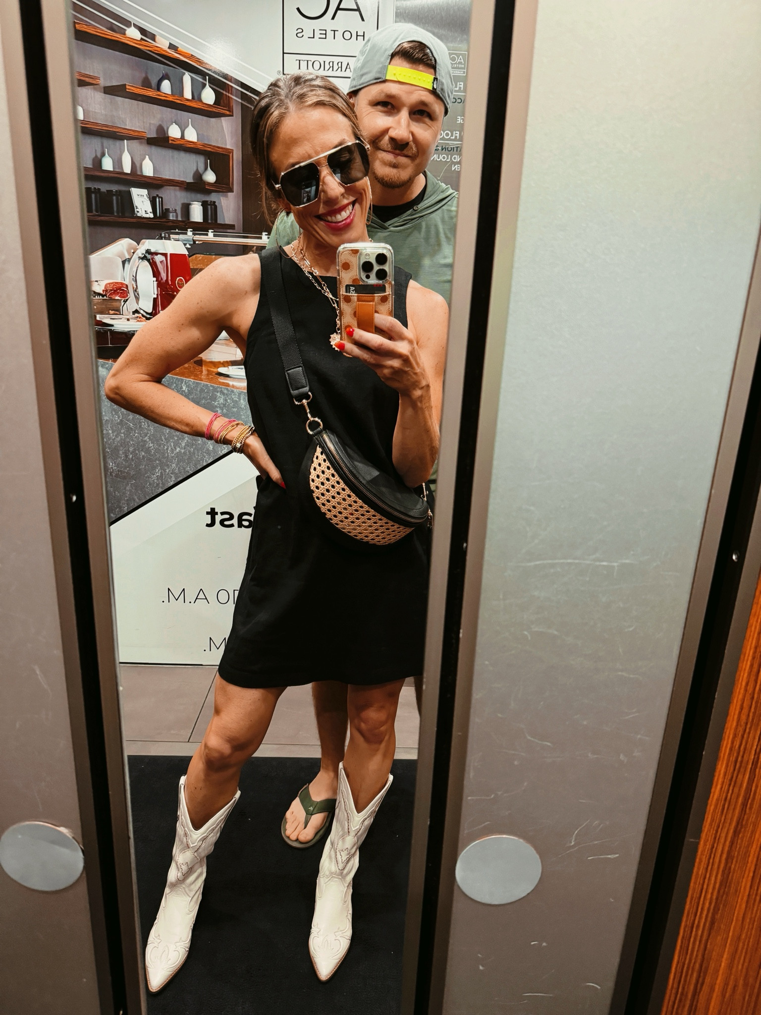 Linen Dress: xs
Boots: 6 (fit TTS and so comfortable) 

#LTKOver40 #LTKStyleTip #LTKSaleAlert