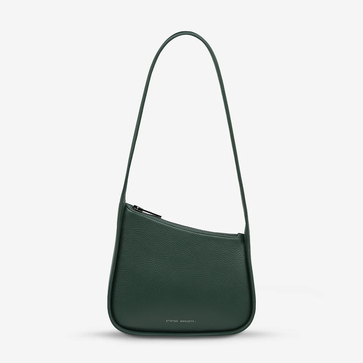 Phenomena Women's Green Leather Bag | Status Anxiety® | Status Anxiety 