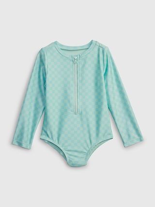 Toddler Recycled Rash Guard Swim One-Piece | Gap (US)