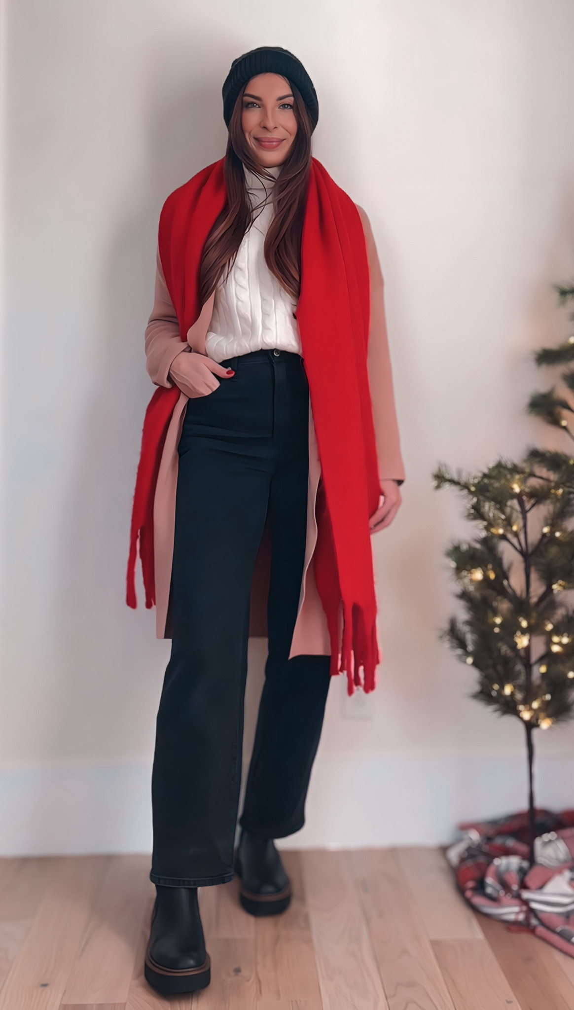 15/30 winter is coming outfit series ••• loving these winter neutrals with a pop of red with the scarf! My  black Chelsea boots are Sam Edelman. I’ve had them in my closet for years! So comfortable and 100% worth the price tag!! They’re also water proof so great for snow! ❄️ Jeans are from Madewell, the cream cable knit sweater is Abercrombie, and the tan cardigan is from Amazon. All true to size. Happy shopping friends! 


Christmas outfit, holiday outfit

#LTKSeasonal #LTKHoliday #LTKstyletip