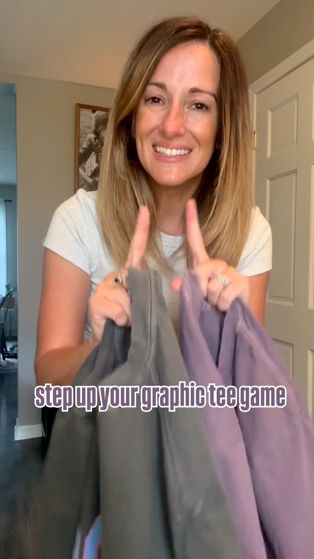 Two graphic tees. FOUR ways to wear them. 👏🏼🩷 @Mountain Moverz 

I’m a sucker for a good graphic tee because they’re basically the easiest way to make an outfit look cute without trying too hard. 😂 From casual teacher days to running errands, ballpark days, or weekend plans. These are the kind of pieces I’ll actually reach for on repeat.

Which look is your favorite: 1, 2, 3 or 4?! 👇🏼

Graphic tee outfit ideas • casual outfit ideas • women’s casual style • everyday outfits • teacher outfit inspiration • mom style • weekend outfit ideas • how to style a graphic tee

#GraphicTeeStyle #CasualOutfitIdeas #MomStyle #EverydayStyle

#LTKootd #LTKgrwm #LTKSeasonal