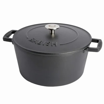 Babish 6 Quarts Non-Stick Enameled Cast Iron Round Dutch Oven | Wayfair North America