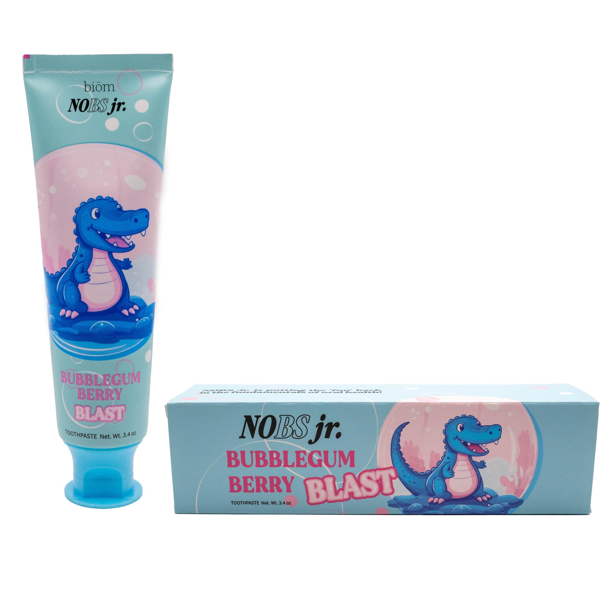 NOBS Jr. Kids Nano Hydroxyapatite Toothpaste – Fluoride Free, SLS-Free, Remineralizing - Dentis... | Amazon (US)