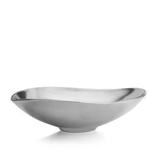 Nambe Cradle 15 in. Alloy Bowl, Silver | The Home Depot