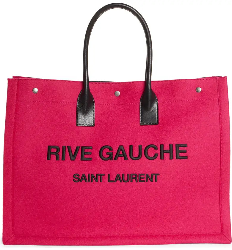 Saint Laurent Noe Rive Gauche Wool Tote | Nordstrom | Nordstrom