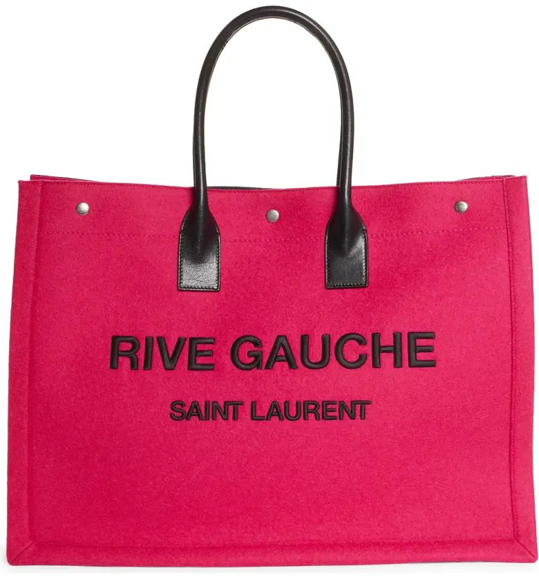 Saint Laurent Noe Rive Gauche Wool Tote | Nordstrom | Nordstrom