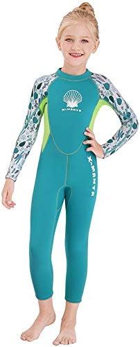 Kids Girls Boys Wetsuit Full Body Neoprene Thermal Swimsuit 2.5MM for Toddler Youth Children Teen... | Amazon (US)