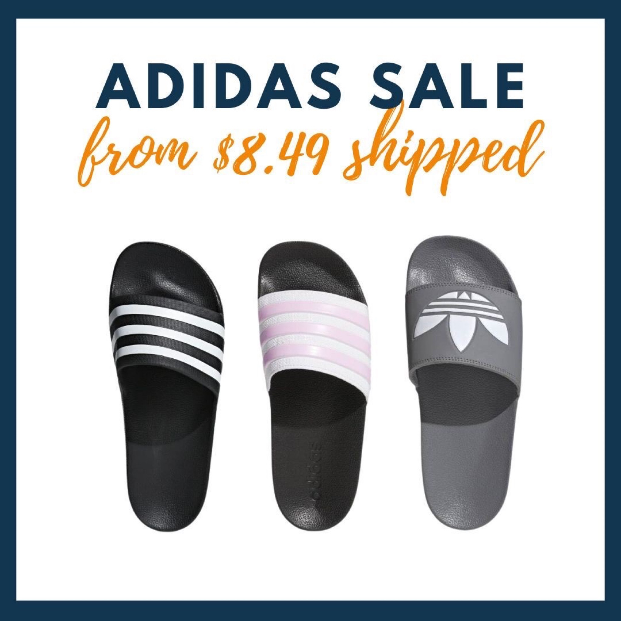 Adidas deals slides sale