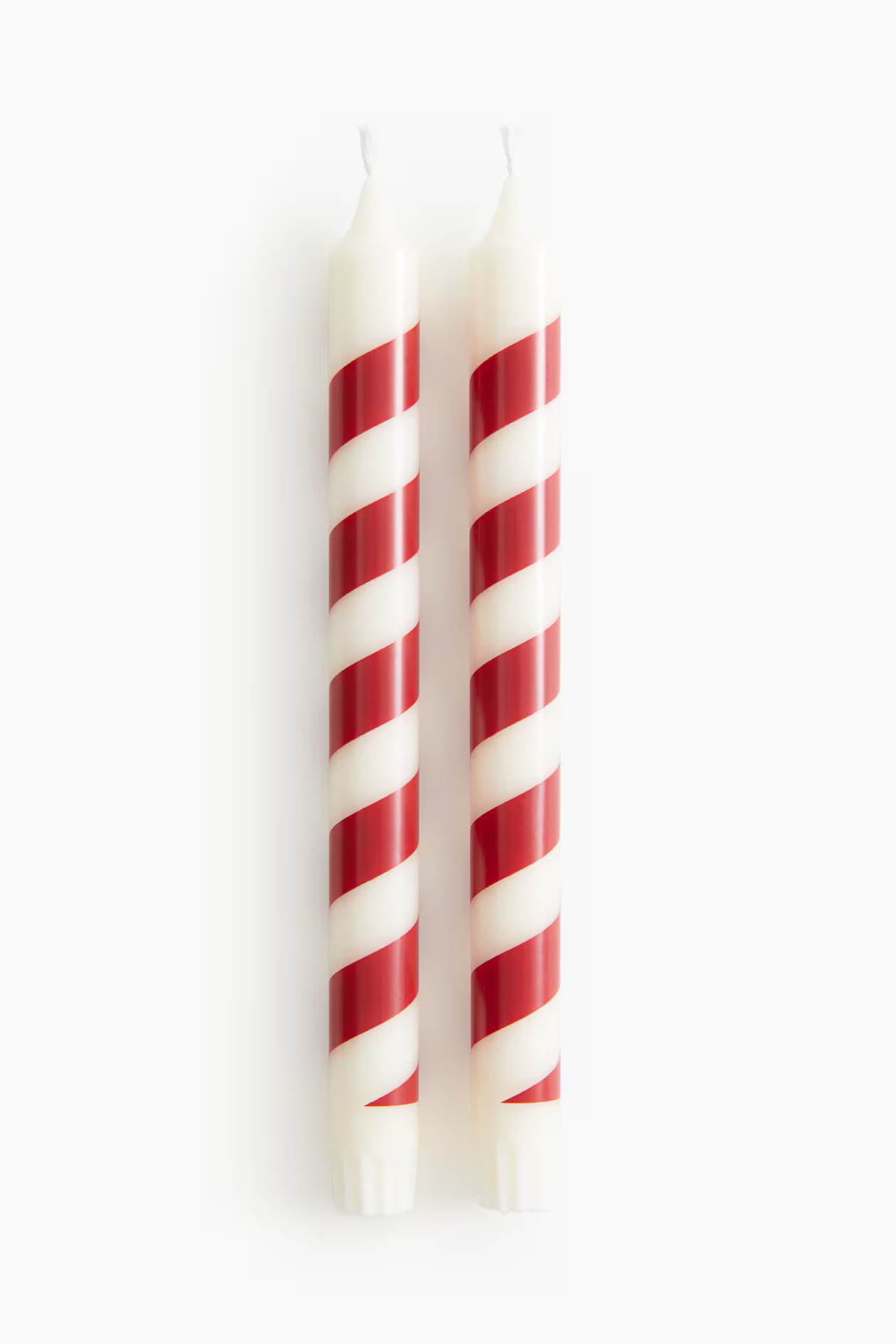 2-pack Candy Cane Candles - Red/striped - Home All | H&M US | H&M (US + CA)