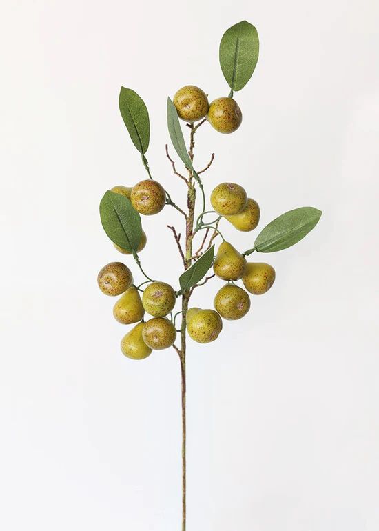 Artificial Pear Fruit Branch - 30 | Afloral (US)